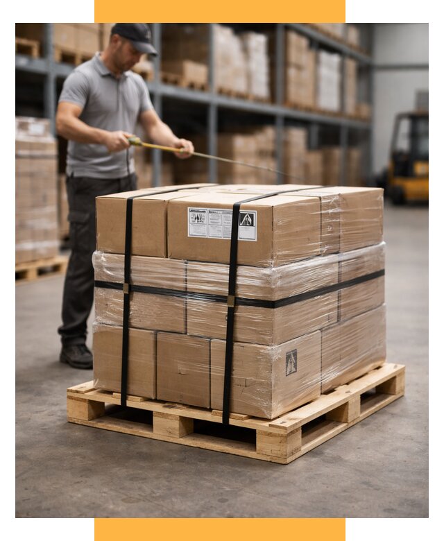 Упаковка и паллетирование грузов от 3703 р. | СетСервис-Рвд