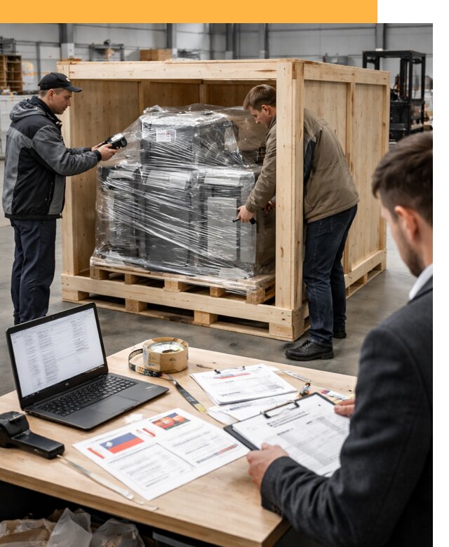 Доставка промышленного оборудования из США от 68764 руб