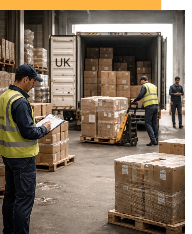 Доставка грузов из Великобритании с таможенным оформлением от 13224