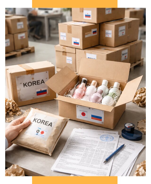 Доставка косметики из Кореи от 8992 р. под ключ | СетСервис-Рвд