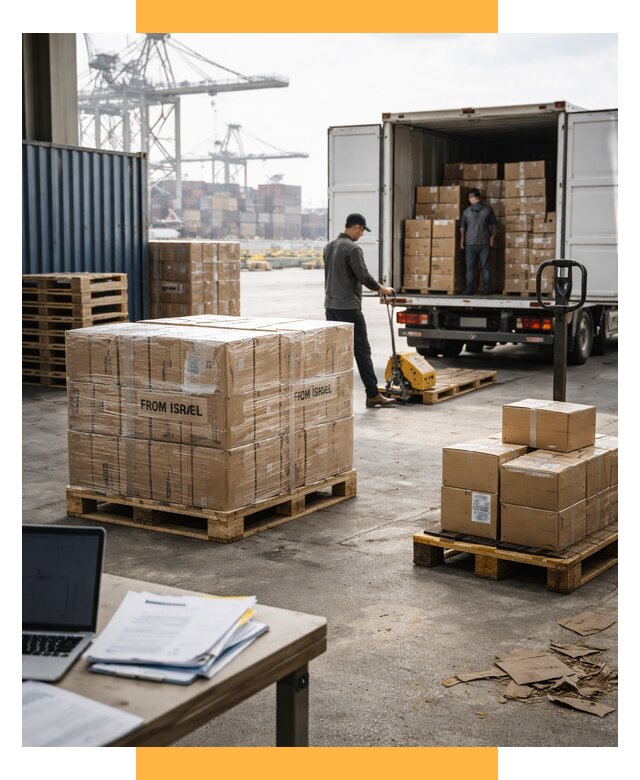Доставка грузов из Израиля от 15869 р., логистика от СетСервис-Рвд