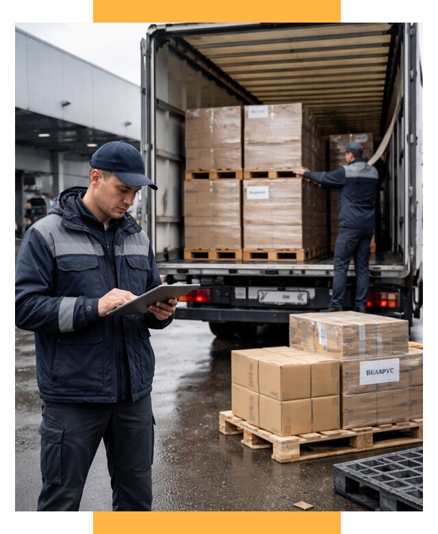 Доставка грузов из Беларуси от 15869 р. логистика СетСервис-Рвд