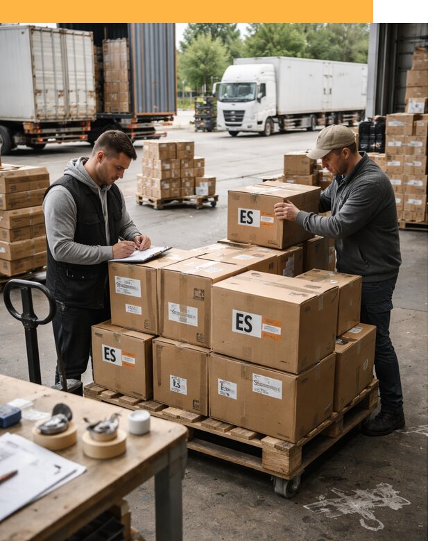 Доставка грузов в Испанию автотранспортом от 37027 руб