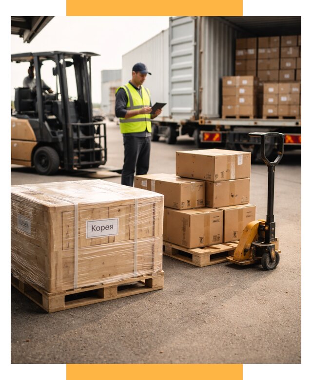 Доставка грузов в Корею из России от 37027 р. | СетСервис-Рвд