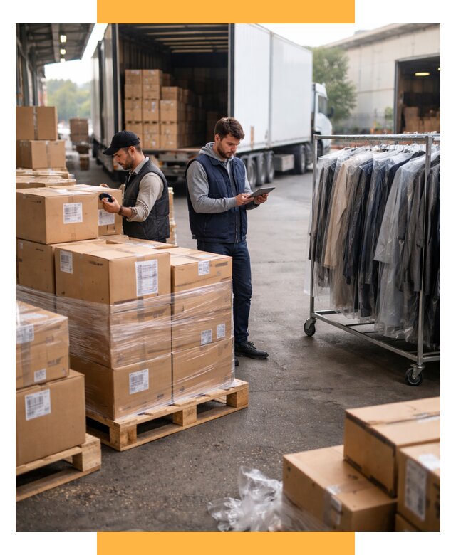 Перевозка и доставка одежды из Китая от 7934 р., СетСервис-Рвд