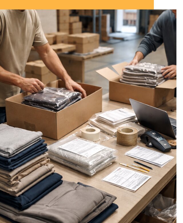 Перевозка одежды по миру от 7934 руб. с таможенным оформлением