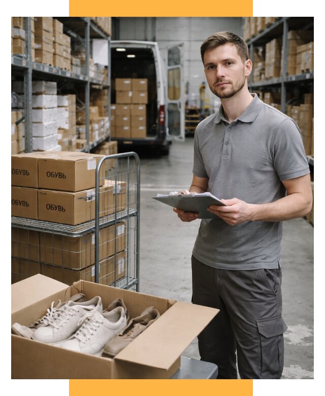 Доставка обуви из Китая и Турции от 4761 р. СетСервис-Рвд