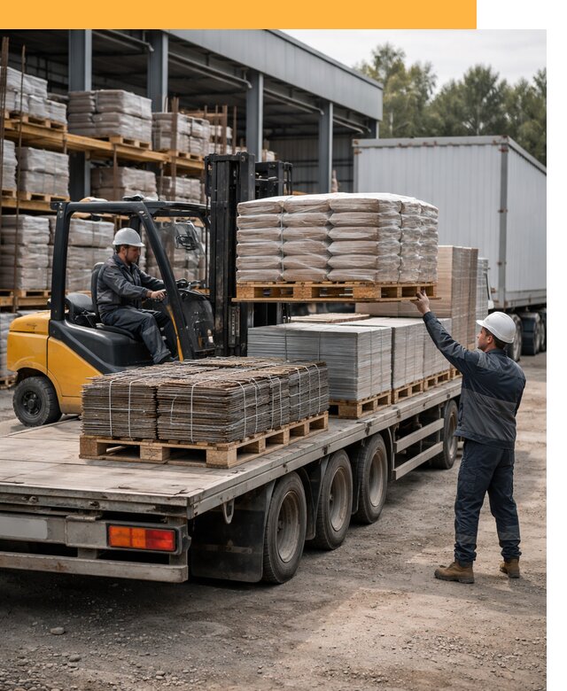 Перевозка строительных материалов по миру от 5818 руб