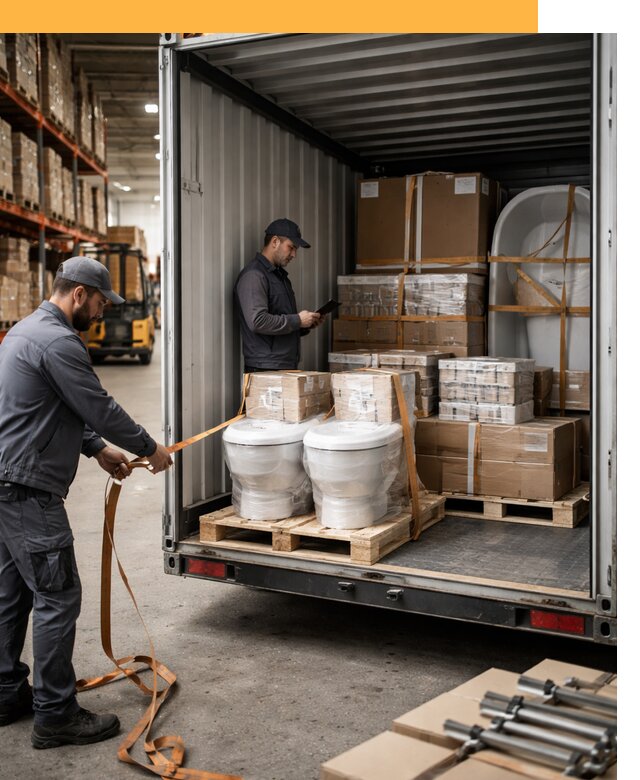 Перевозка сантехнического оборудования по России и миру от 1904