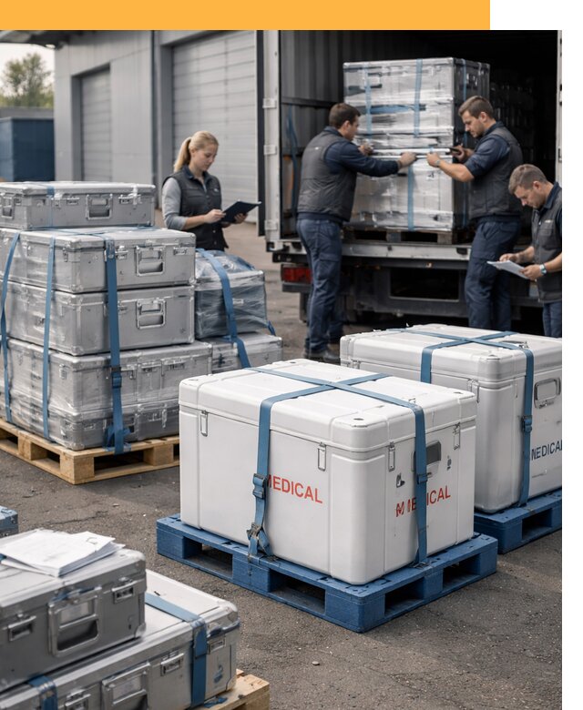 Перевозка медицинского оборудования по всему миру от 15869 руб