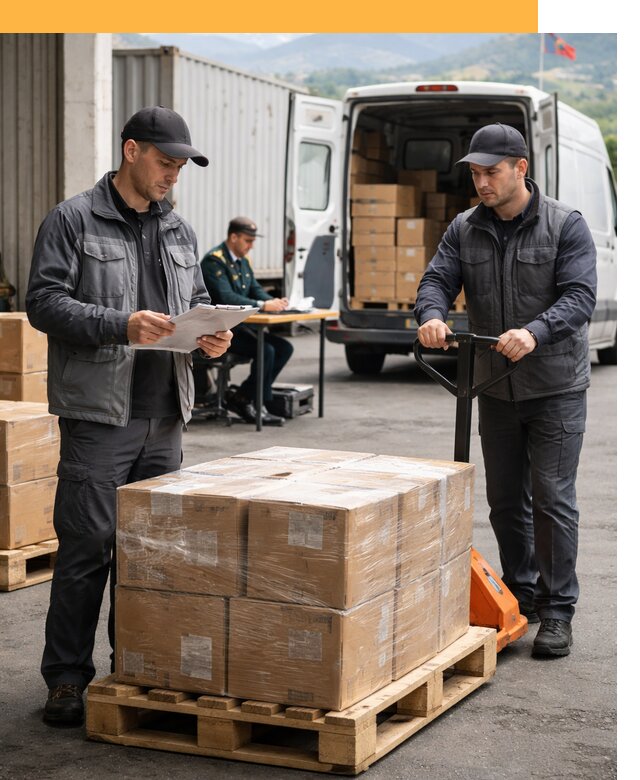 Доставка грузов через Армению, быстрая таможенная очистка от 26448