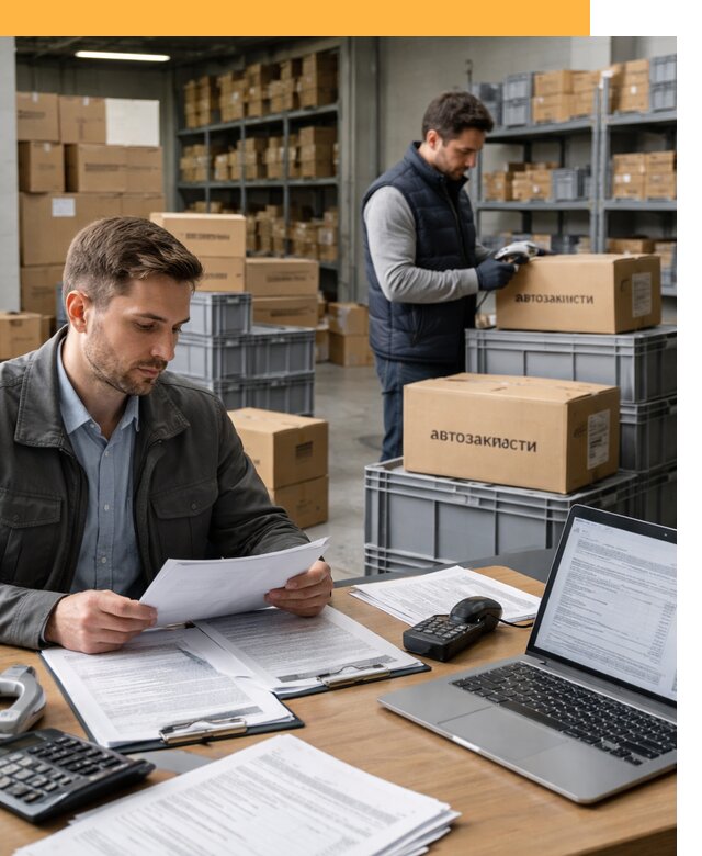 Таможенное оформление автозапчастей по выгодным тарифам от 8992